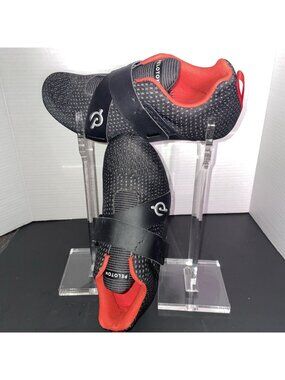 Peloton Altos cycling shoes unisex US size: 5.5 Men  Women’s 7 black & red Read!